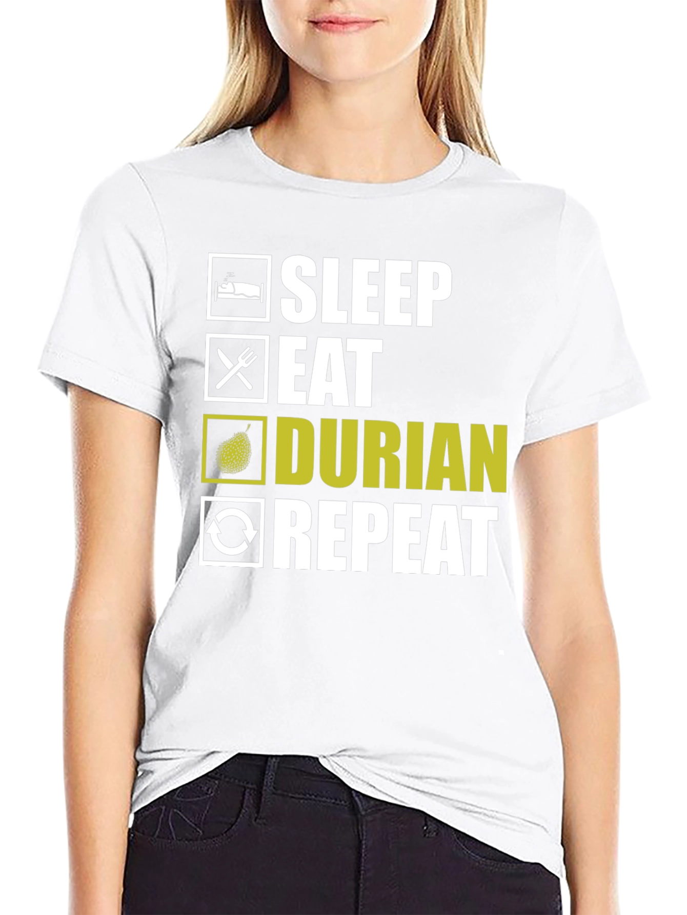Sleep Eat Durian Repeat T-Shirt