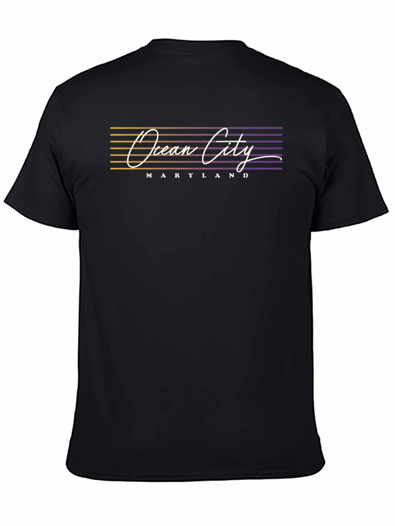 Ocean City Maryland Black T-Shirt