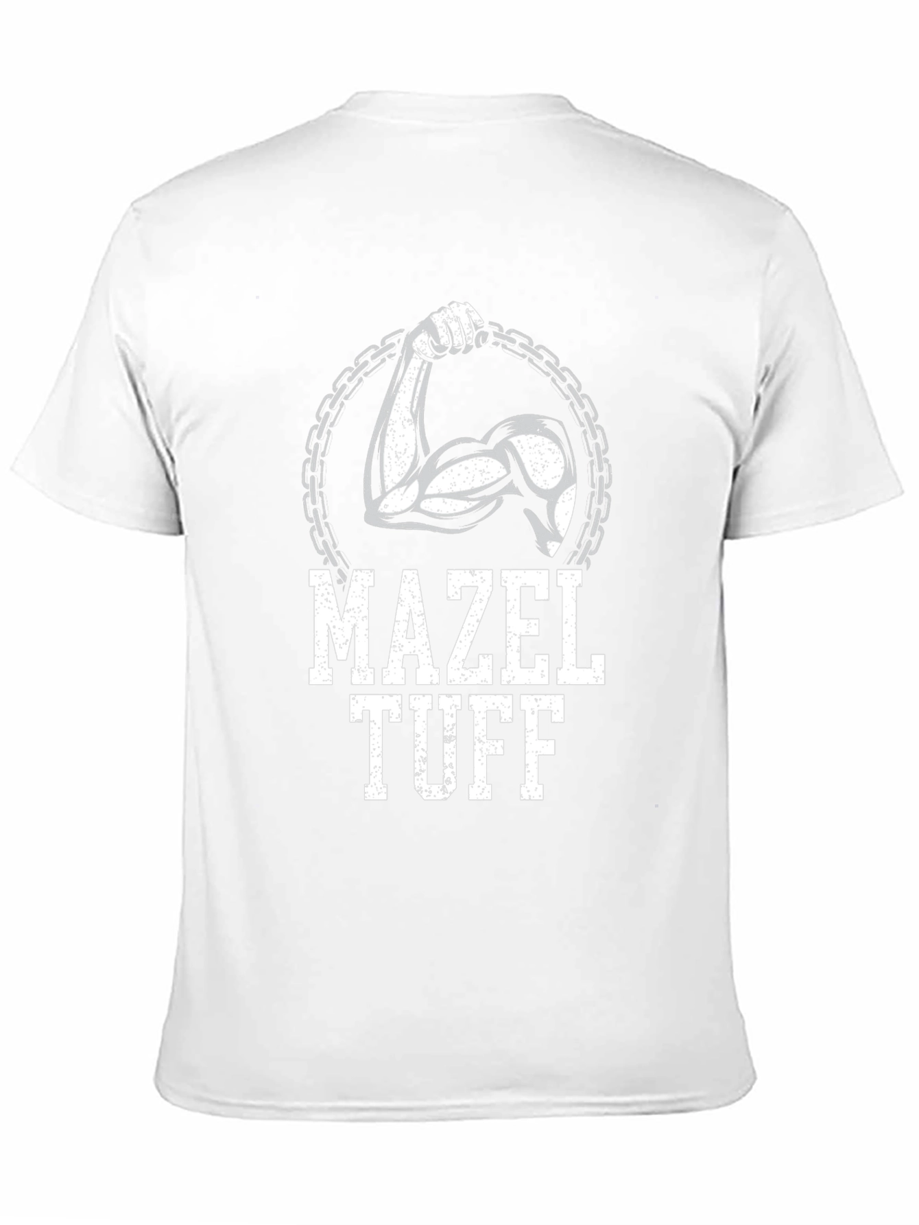 Mazel Tuff Black Graphic T-Shirt - Fitness Apparel