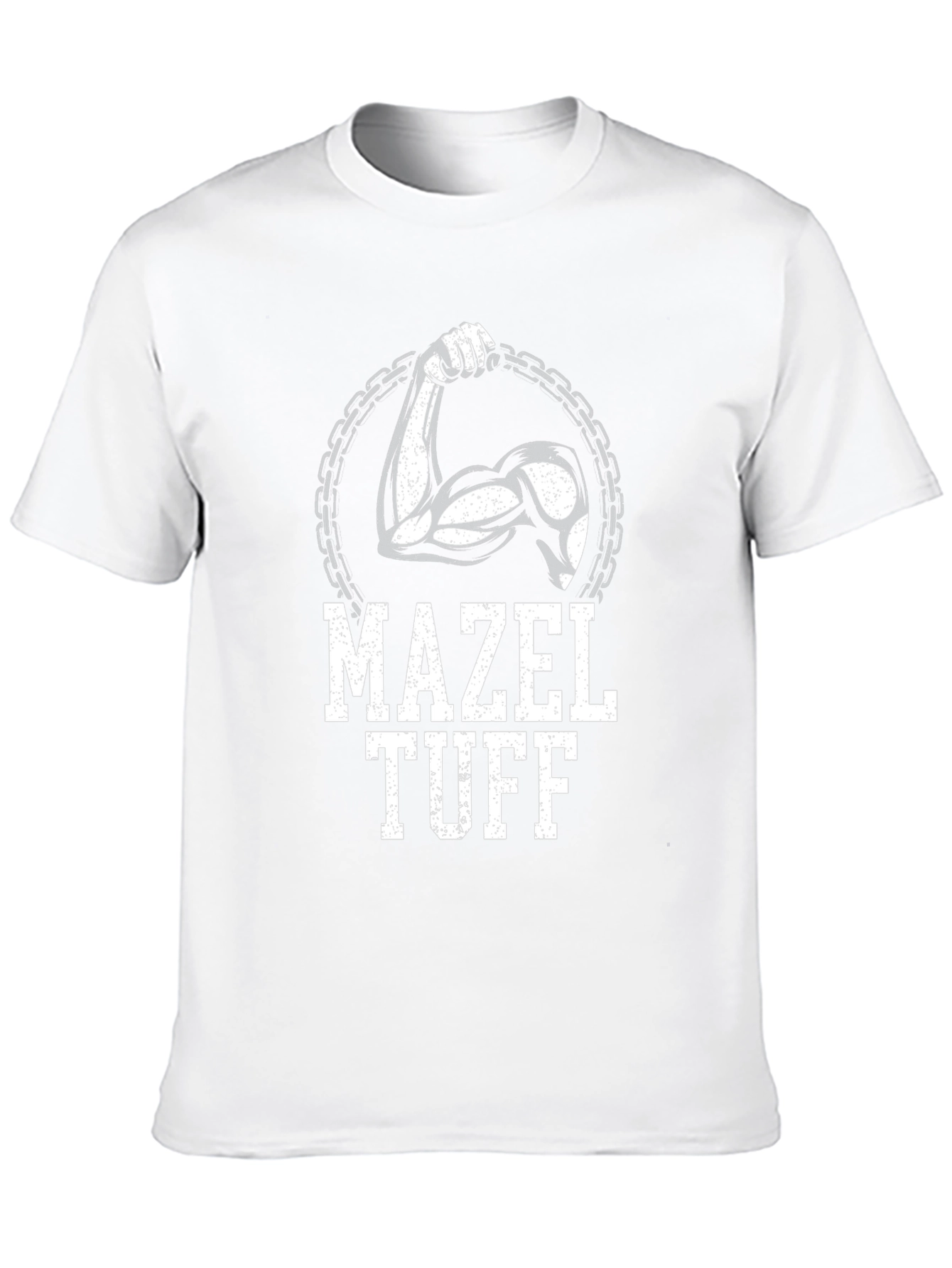 Mazel Tuff Black Graphic T-Shirt - Fitness Apparel