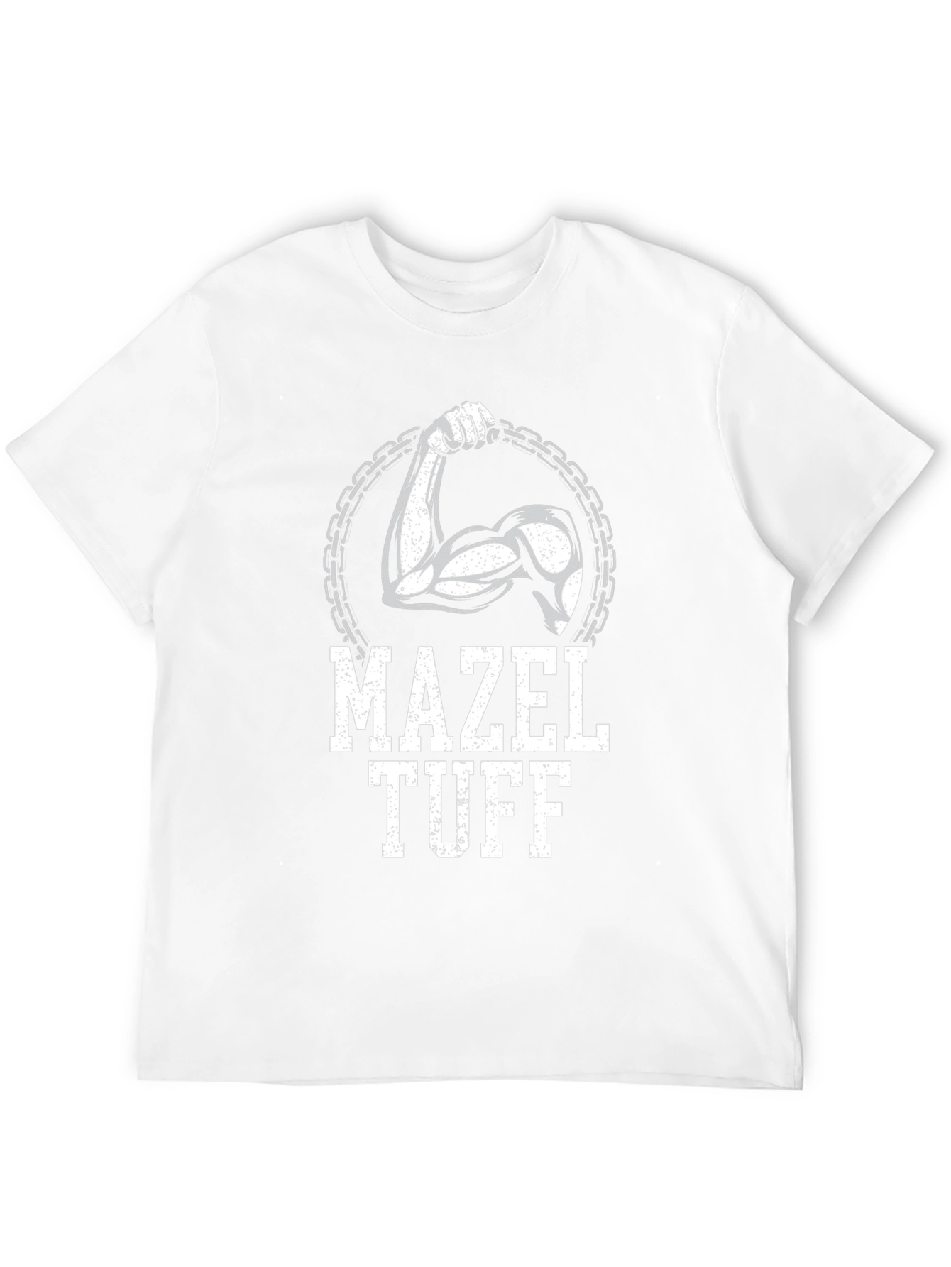 Mazel Tuff Black Graphic T-Shirt - Fitness Apparel
