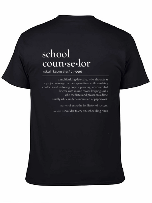 School Counselor Definition T-Shirt