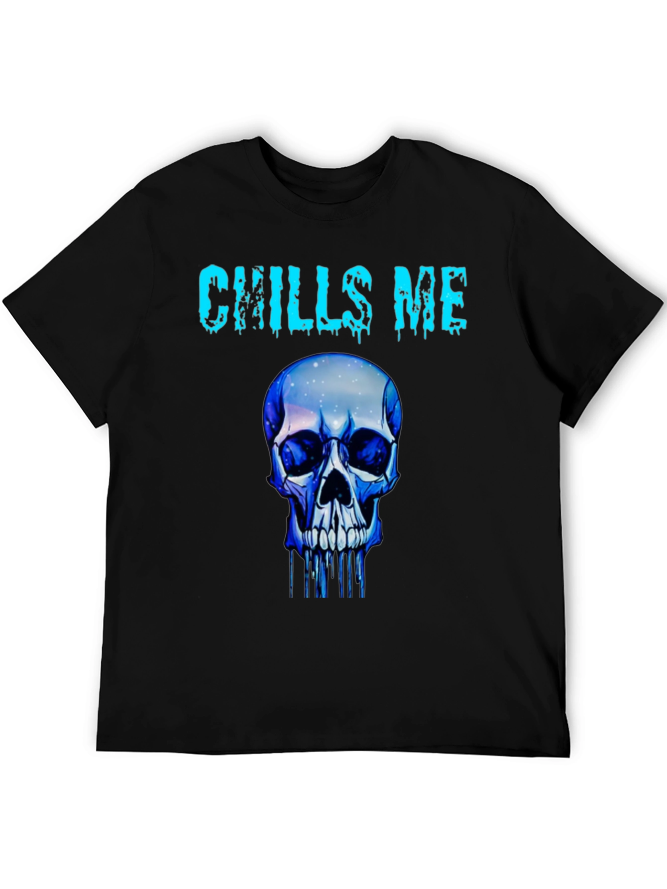 Chills Me Skull Graphic T-Shirt