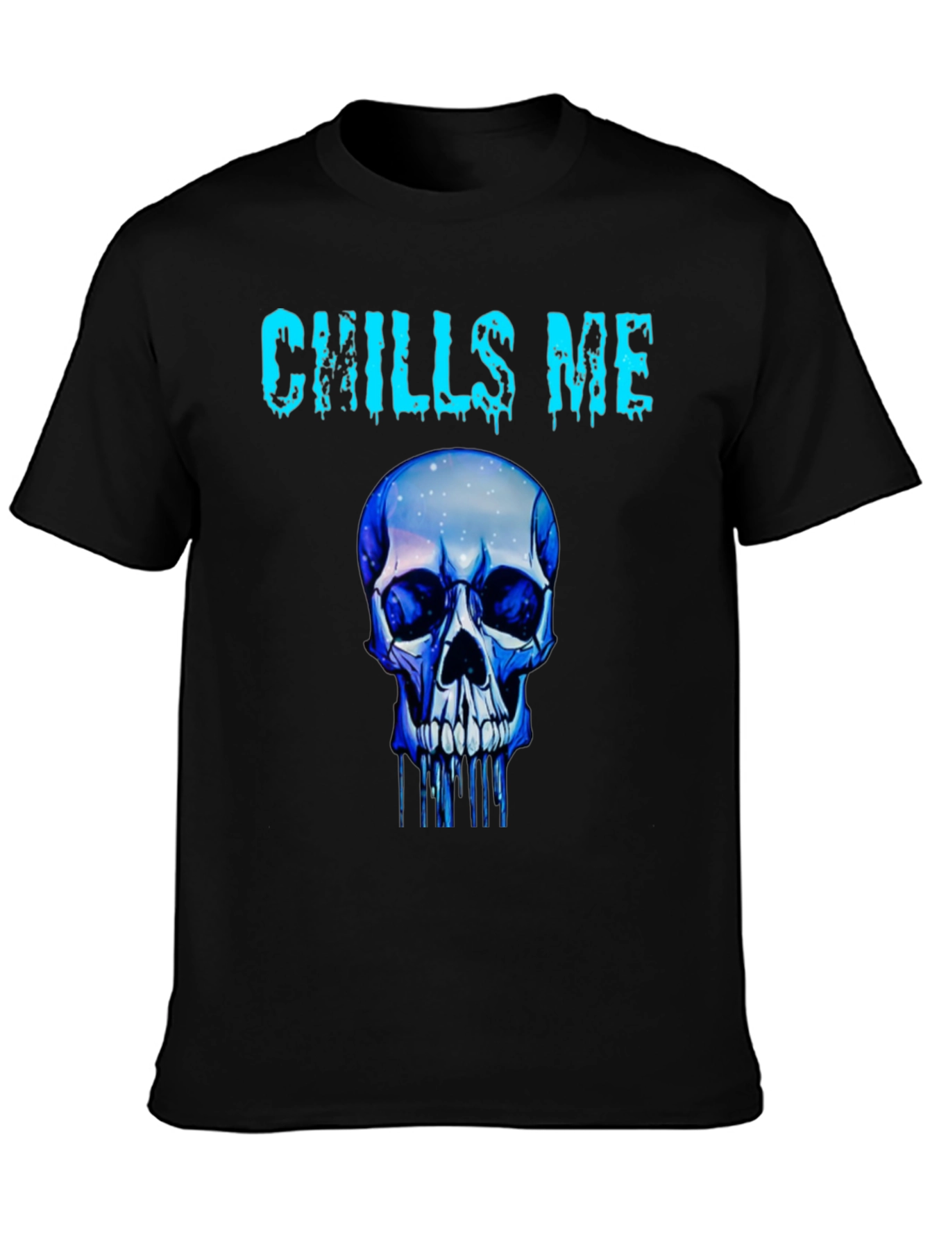 Chills Me Skull Graphic T-Shirt