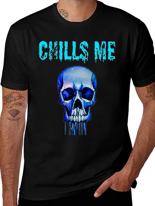 Chills Me Skull Graphic T-Shirt