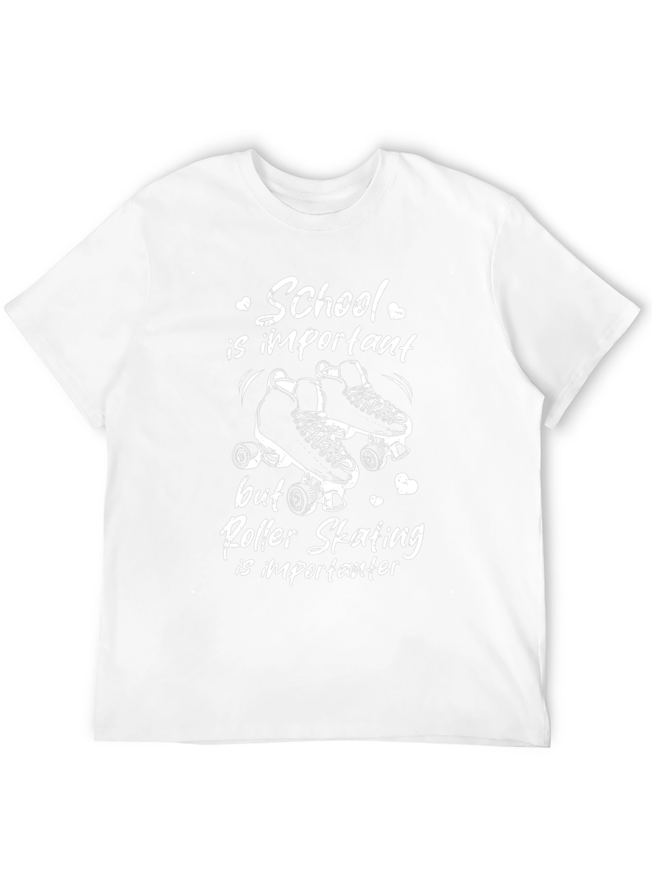 Roller Skating T-Shirt: School is Importanter