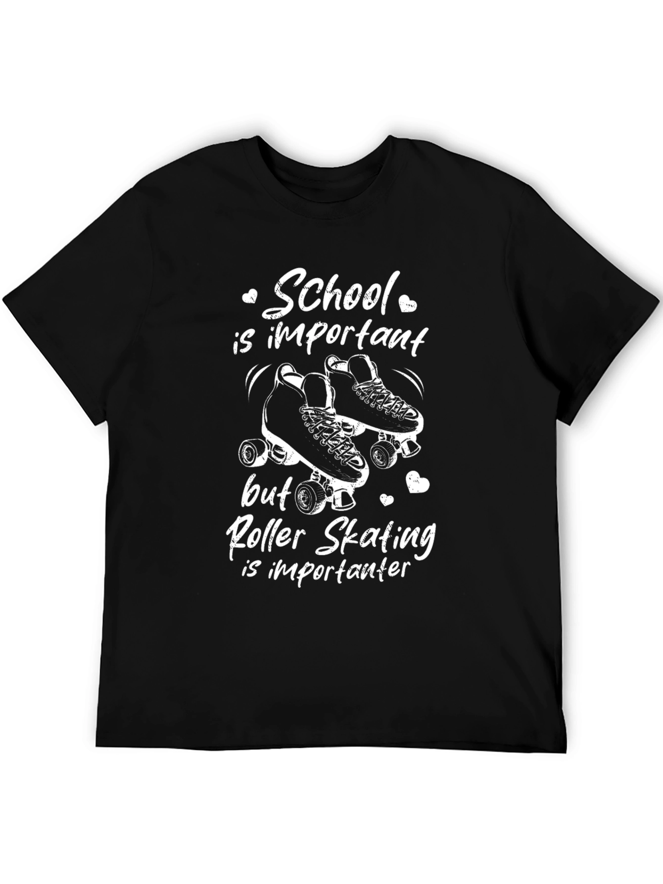 Roller Skating T-Shirt: School is Importanter