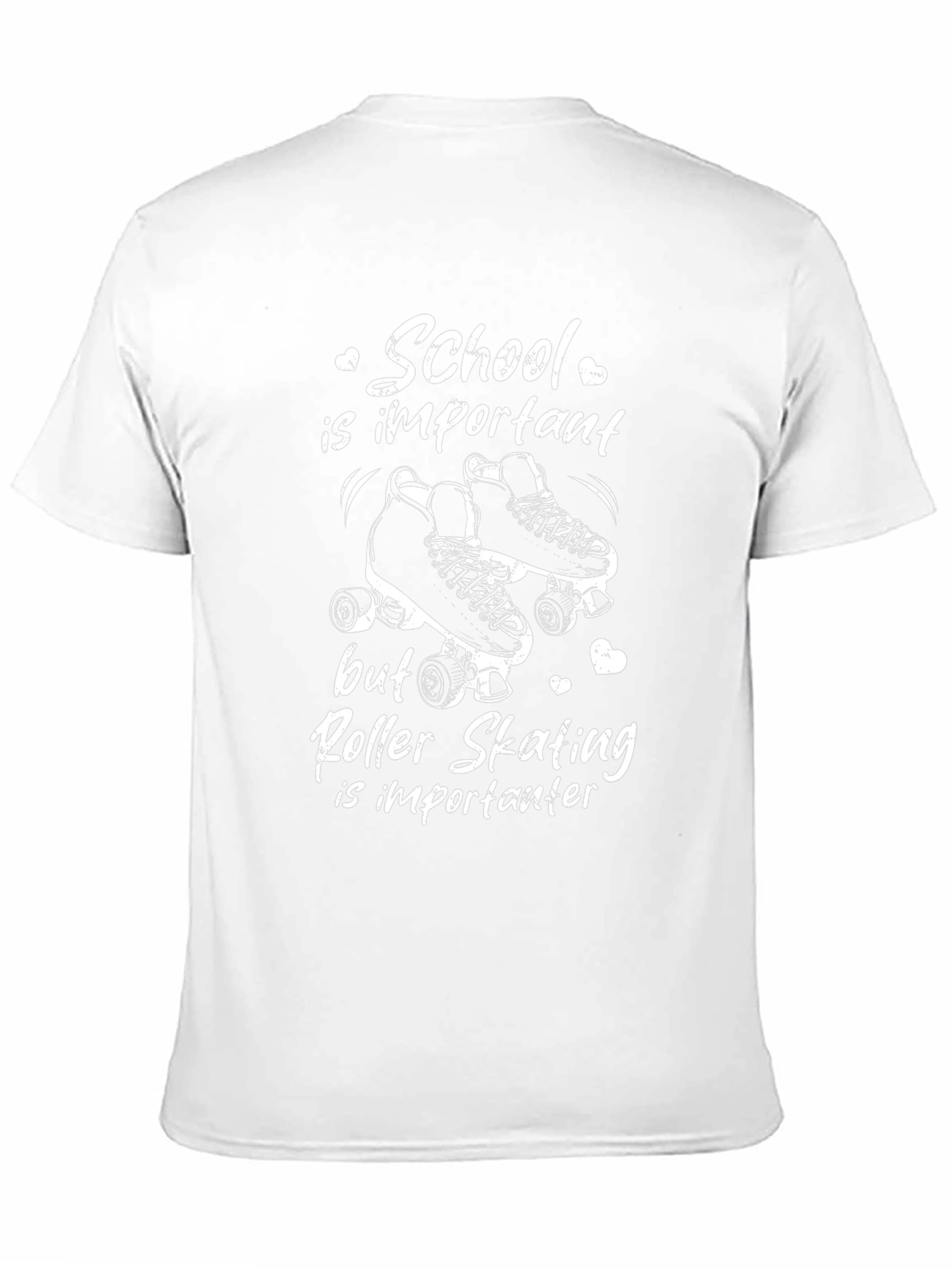Roller Skating T-Shirt: School is Importanter