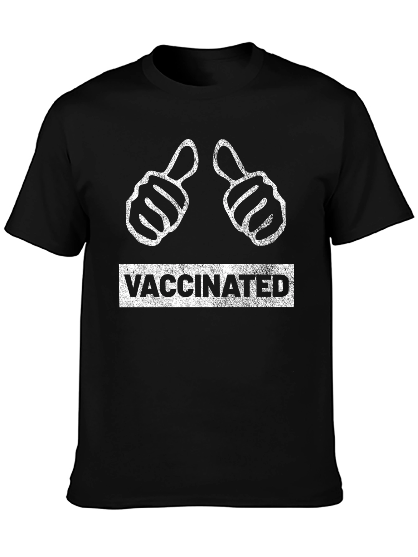 Vaccinated Thumbs Up T-Shirt