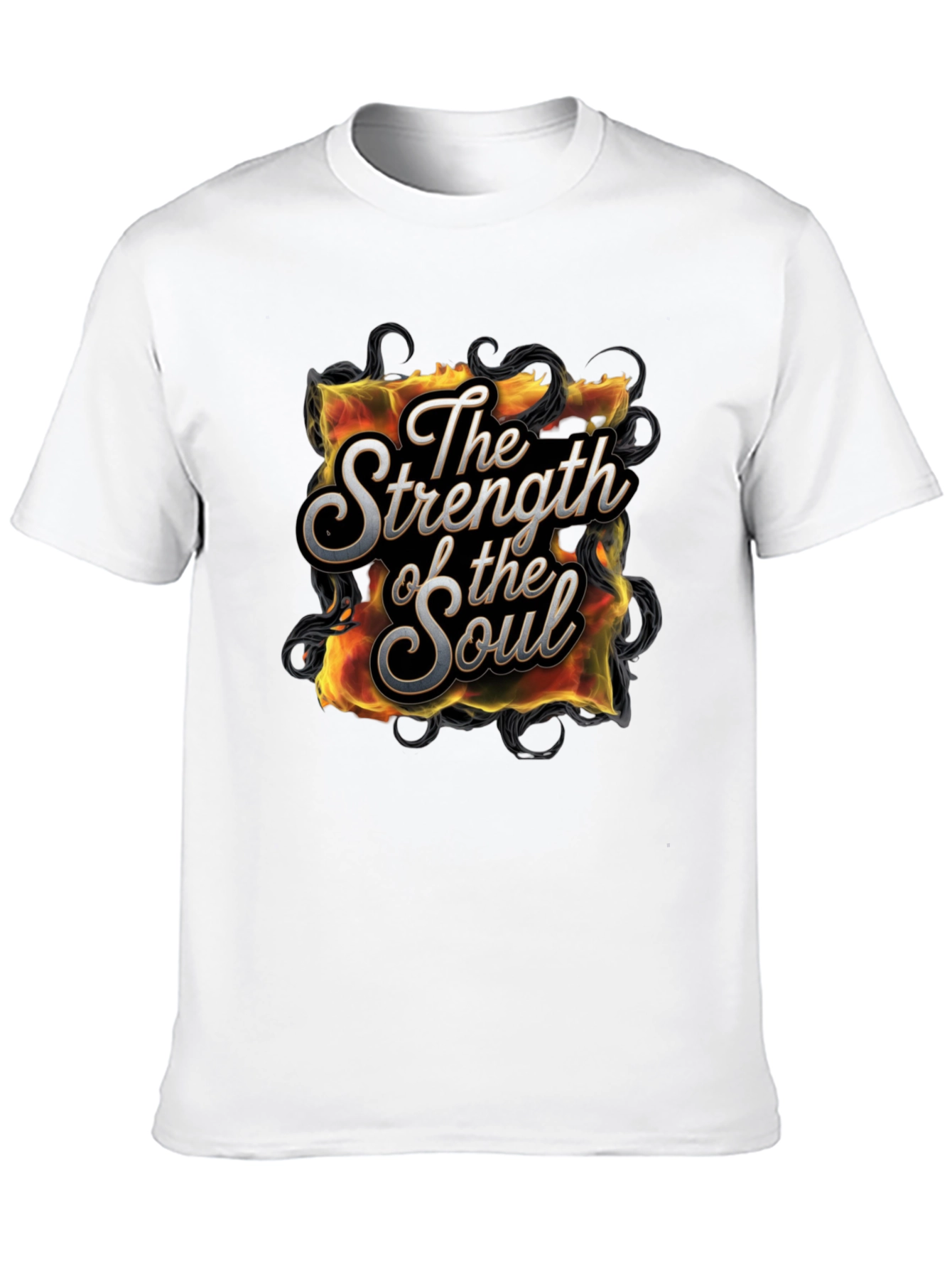 Strength of the Soul Graphic T-Shirt - Black