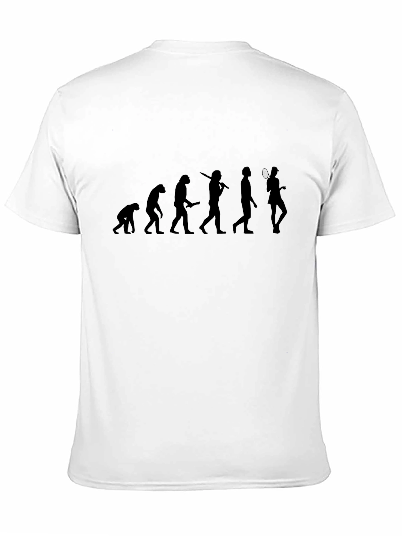 Evolution of Tennis Black T-Shirt
