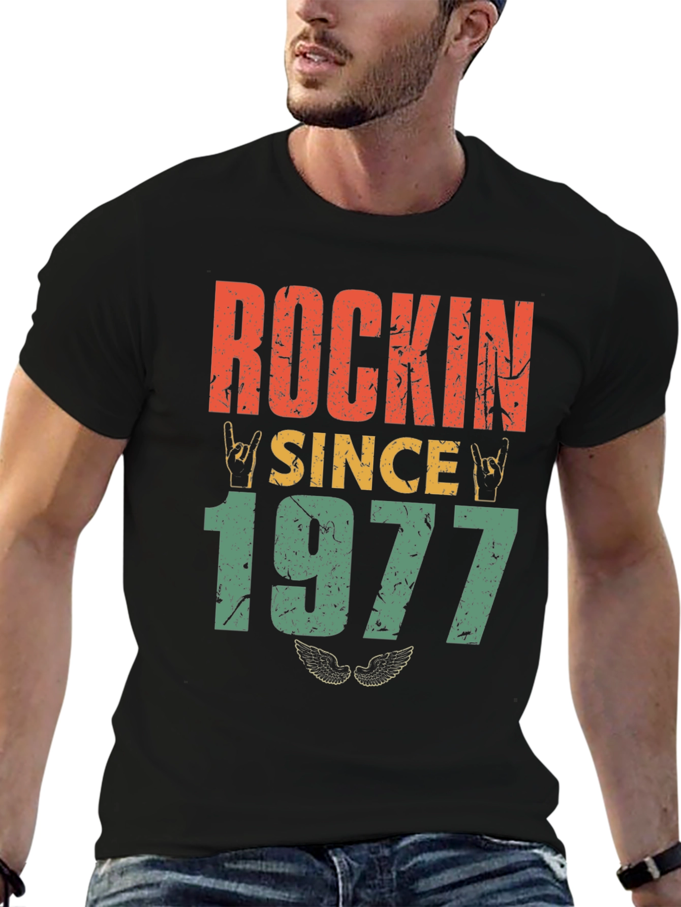 Rockin Since 1977 Graphic T-Shirt