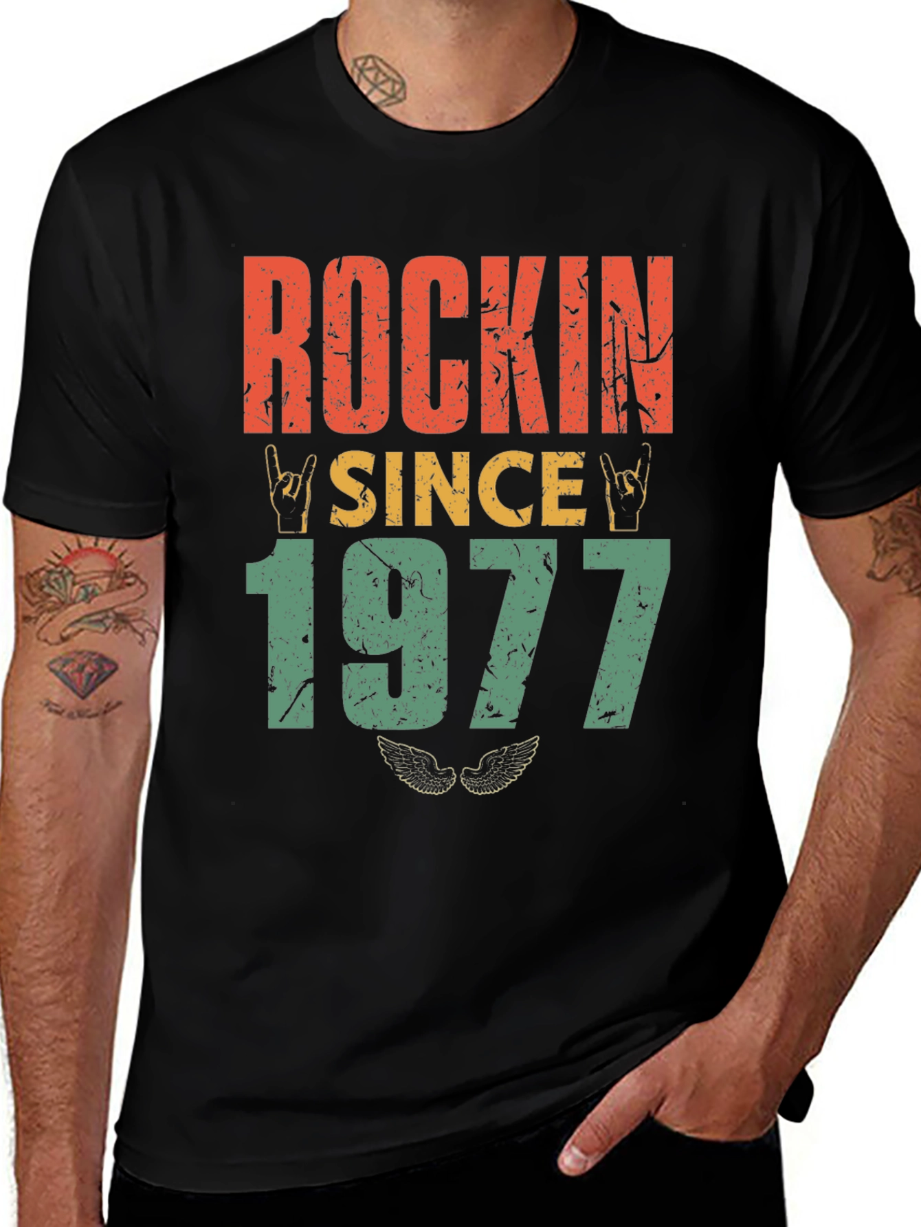 Rockin Since 1977 Graphic T-Shirt