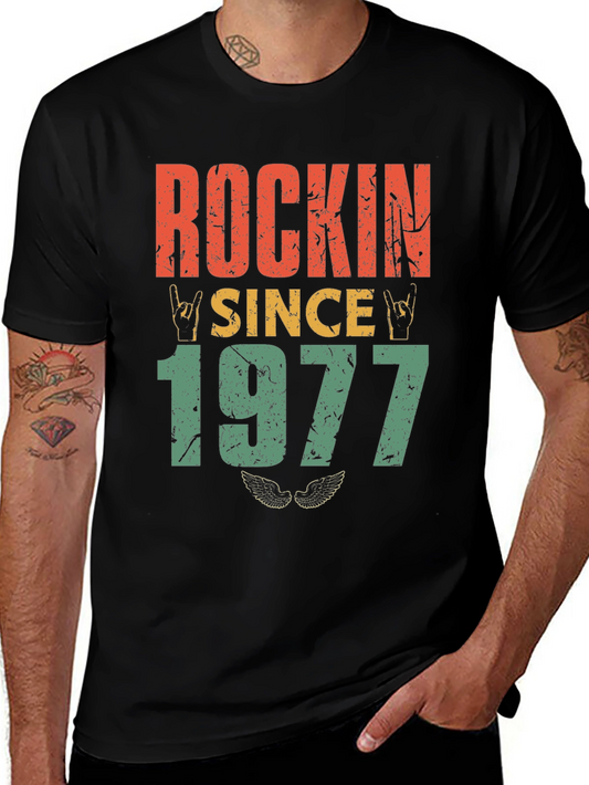 Rockin Since 1977 Graphic T-Shirt