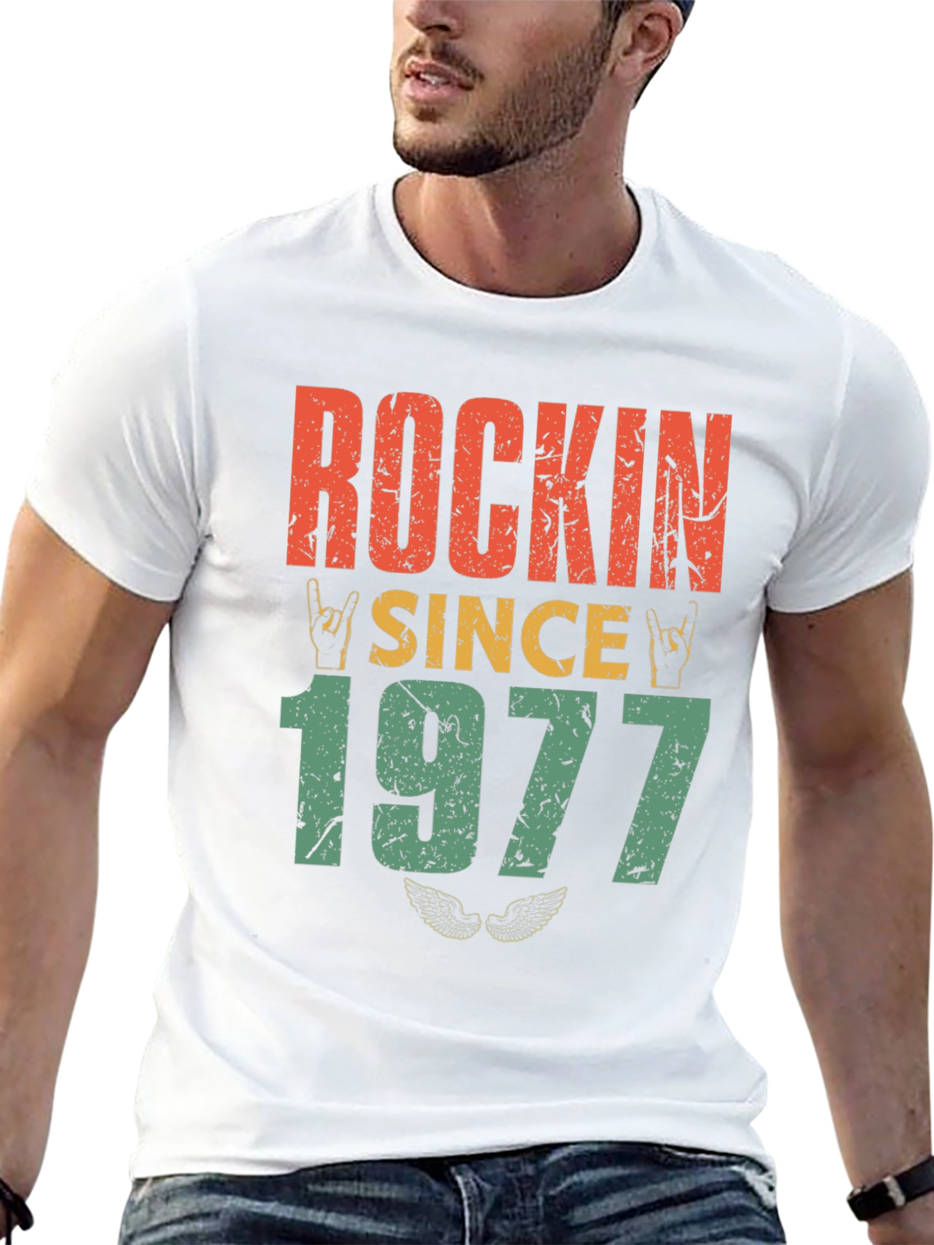 Rockin Since 1977 Graphic T-Shirt
