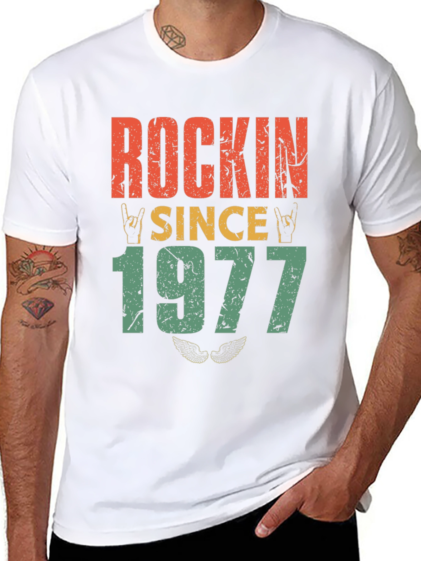 Rockin Since 1977 Graphic T-Shirt