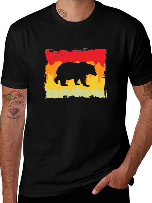 Retro Bear Graphic T-Shirt