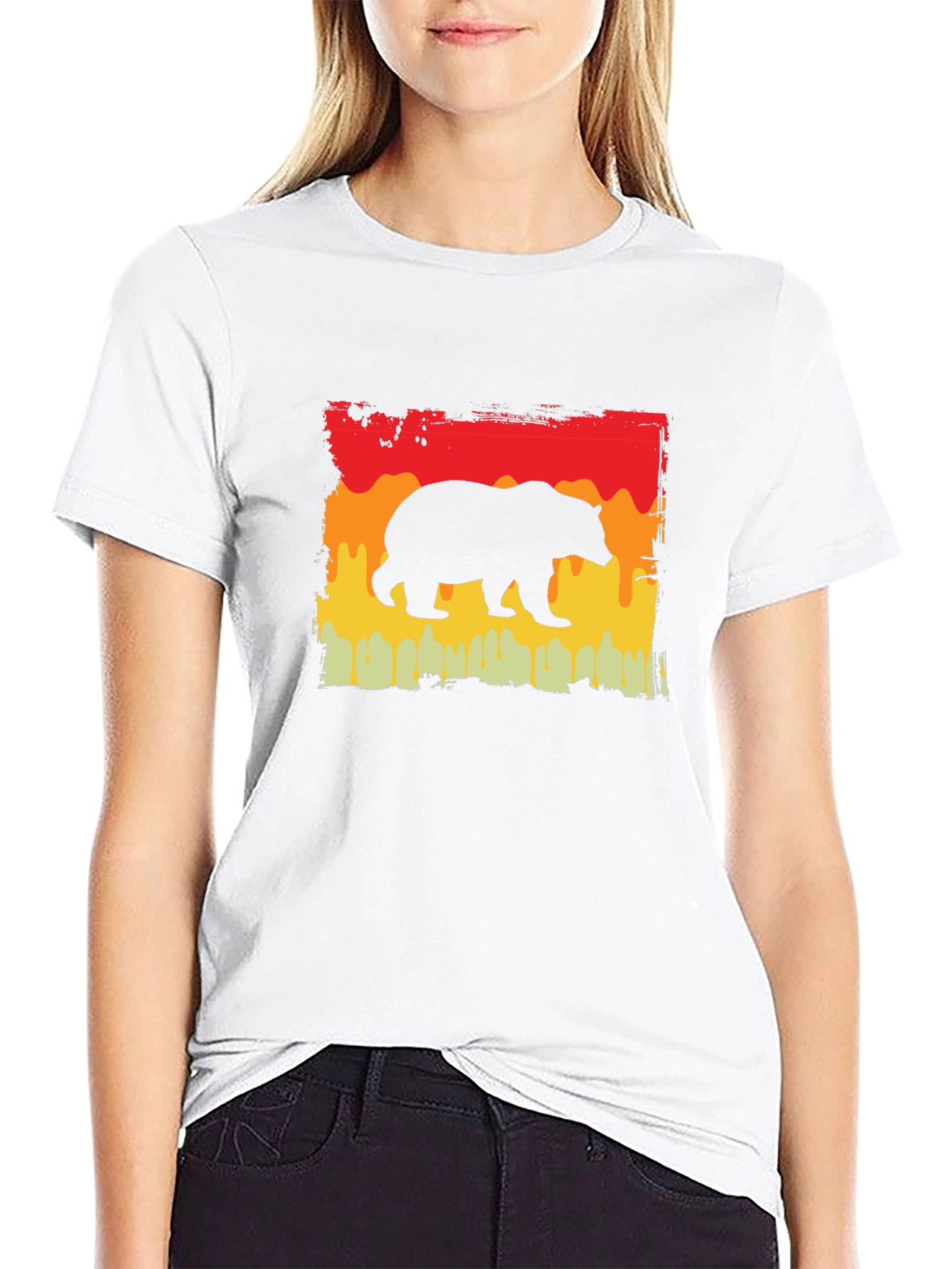 Retro Bear Graphic T-Shirt