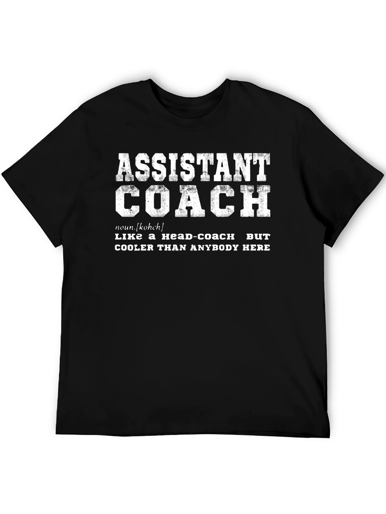 Assistant Coach Novelty Graphic Tee