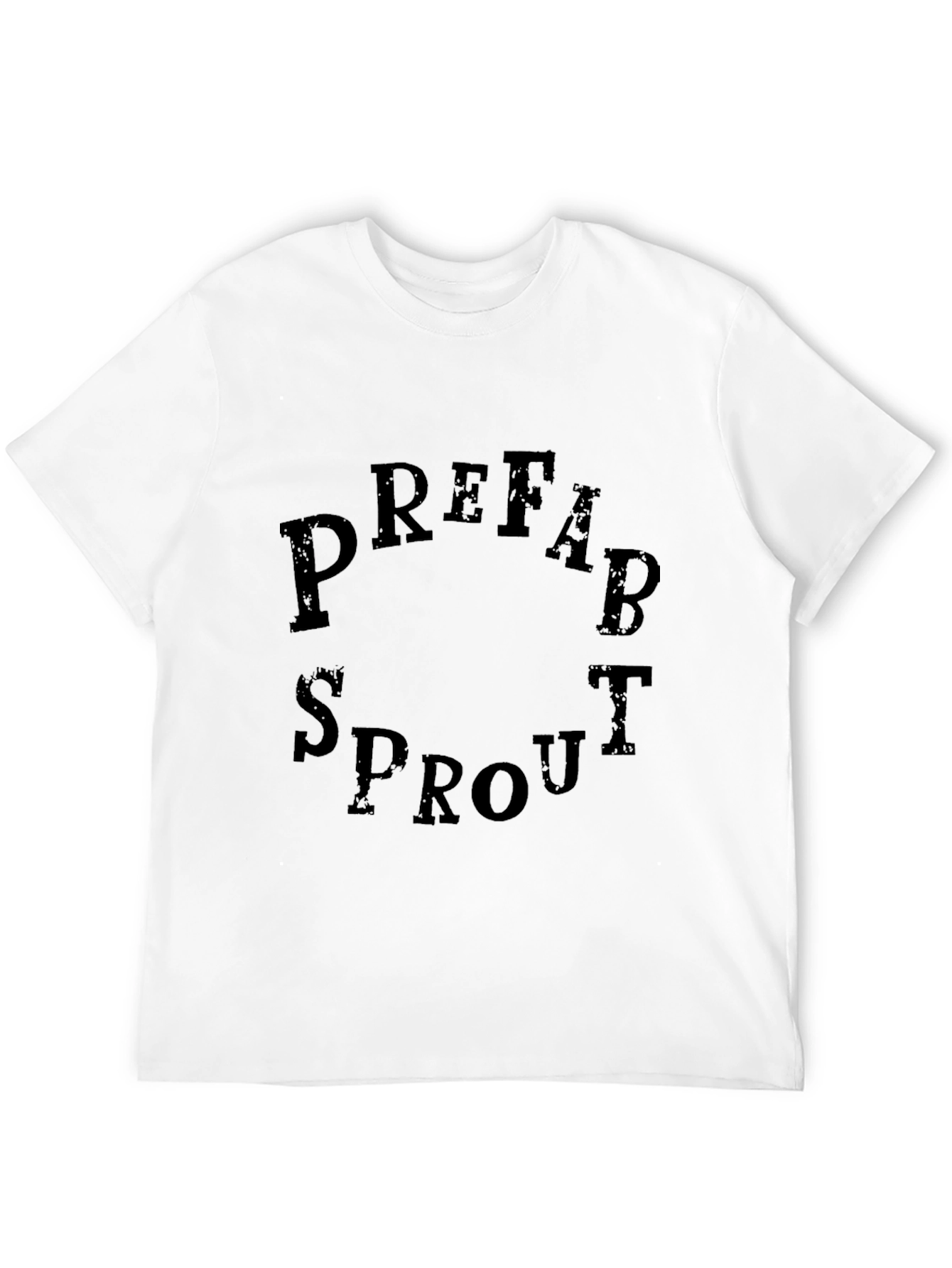 Prefab Sprout Graphic Print Black T-Shirt