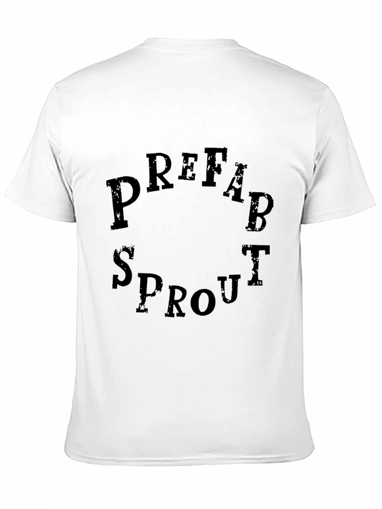 Prefab Sprout Graphic Print Black T-Shirt