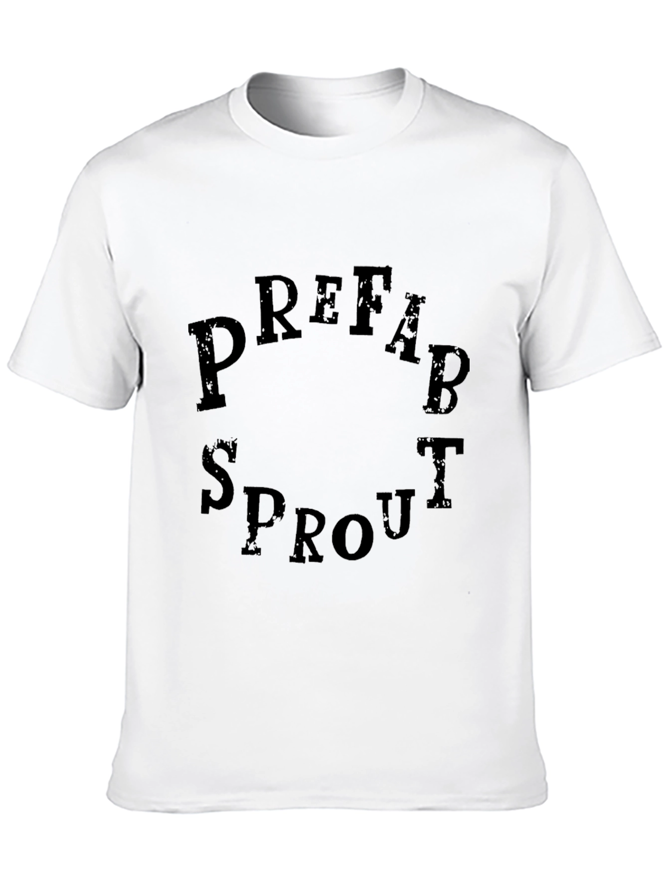 Prefab Sprout Graphic Print Black T-Shirt