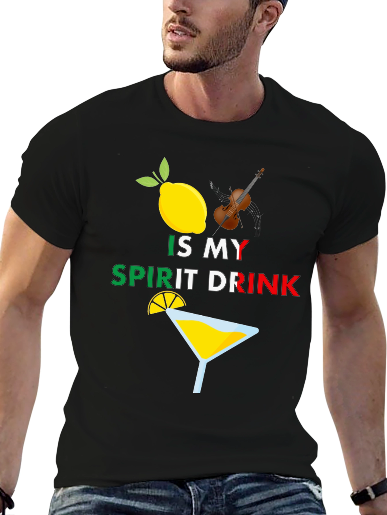 Lemon Martini Spirit Drink T-Shirt