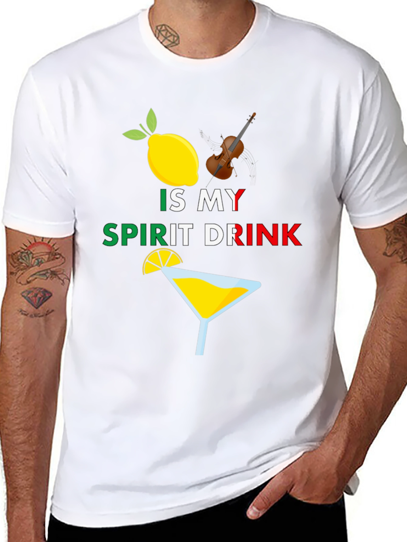 Lemon Martini Spirit Drink T-Shirt