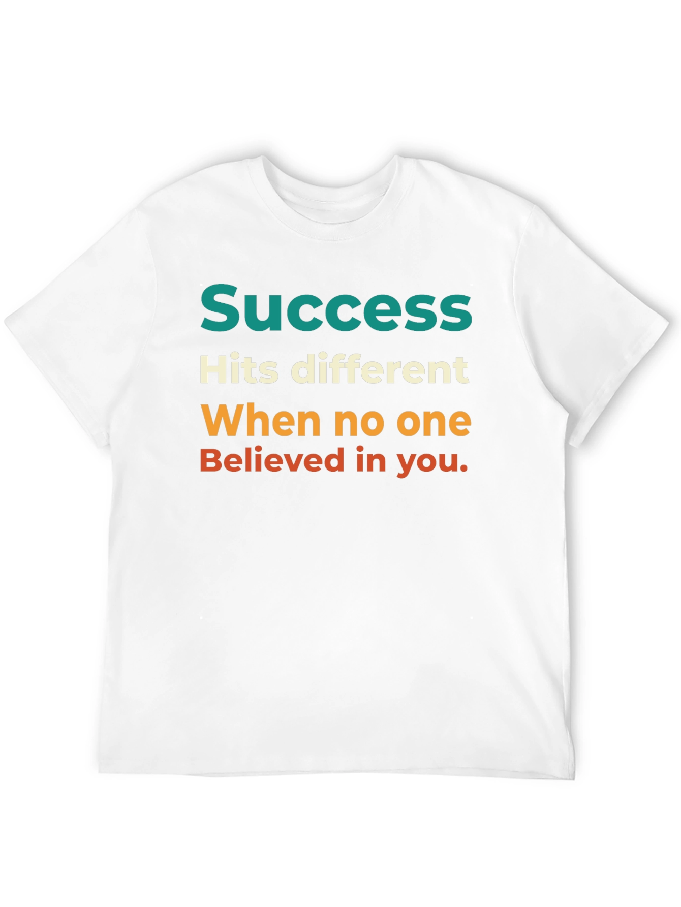 Success Motivational Graphic T-Shirt
