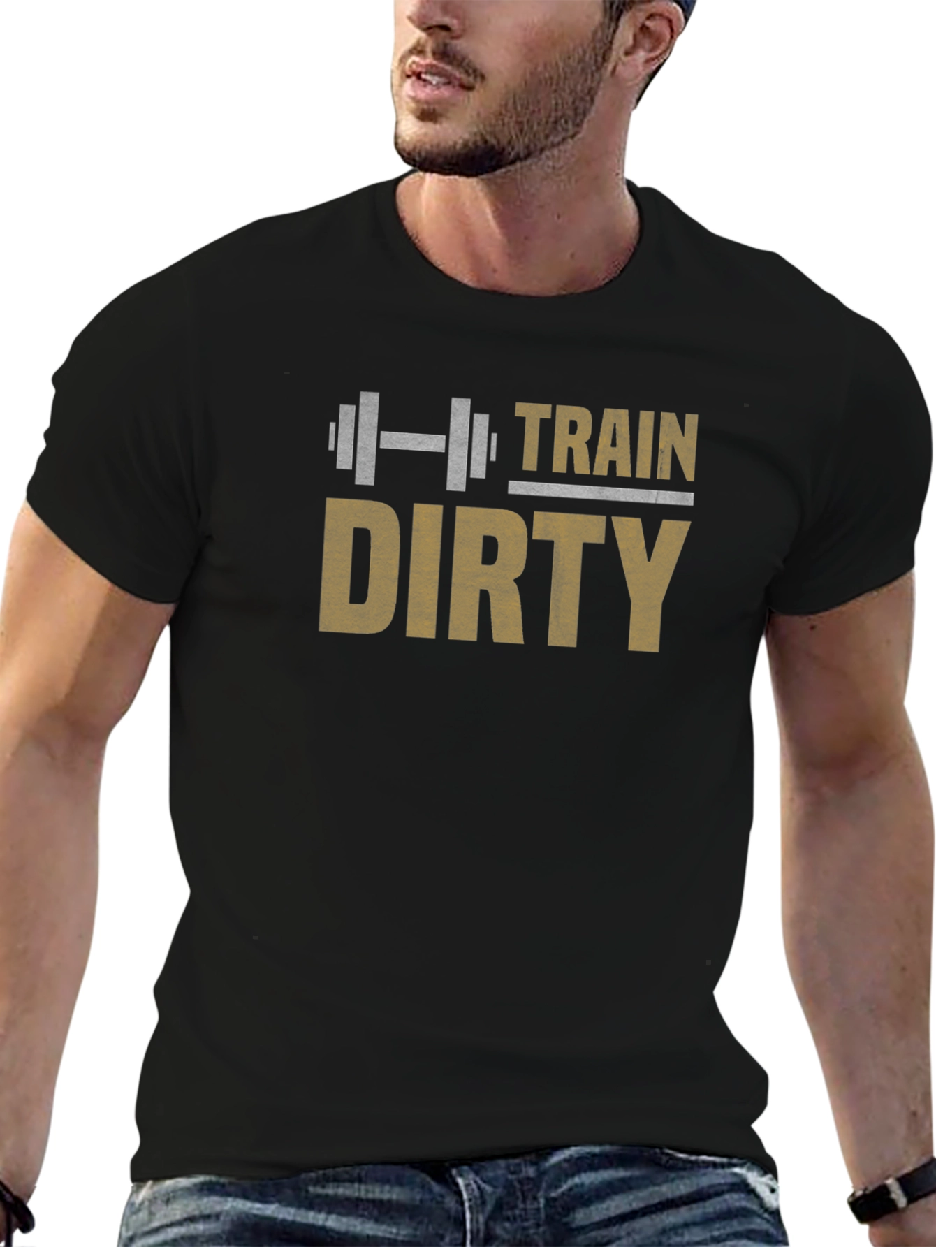 Train Dirty Graphic T-Shirt - Fitness Apparel
