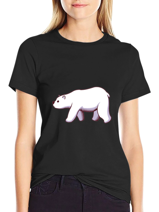 Cool Bear Graphic Tee - Black Cotton T-Shirt