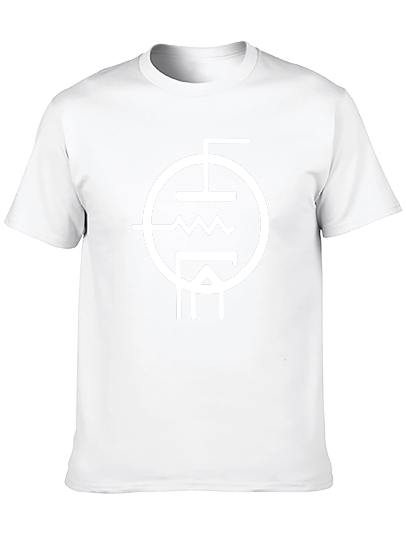 Vacuum Tube Symbol T-Shirt - Black Cotton Tee