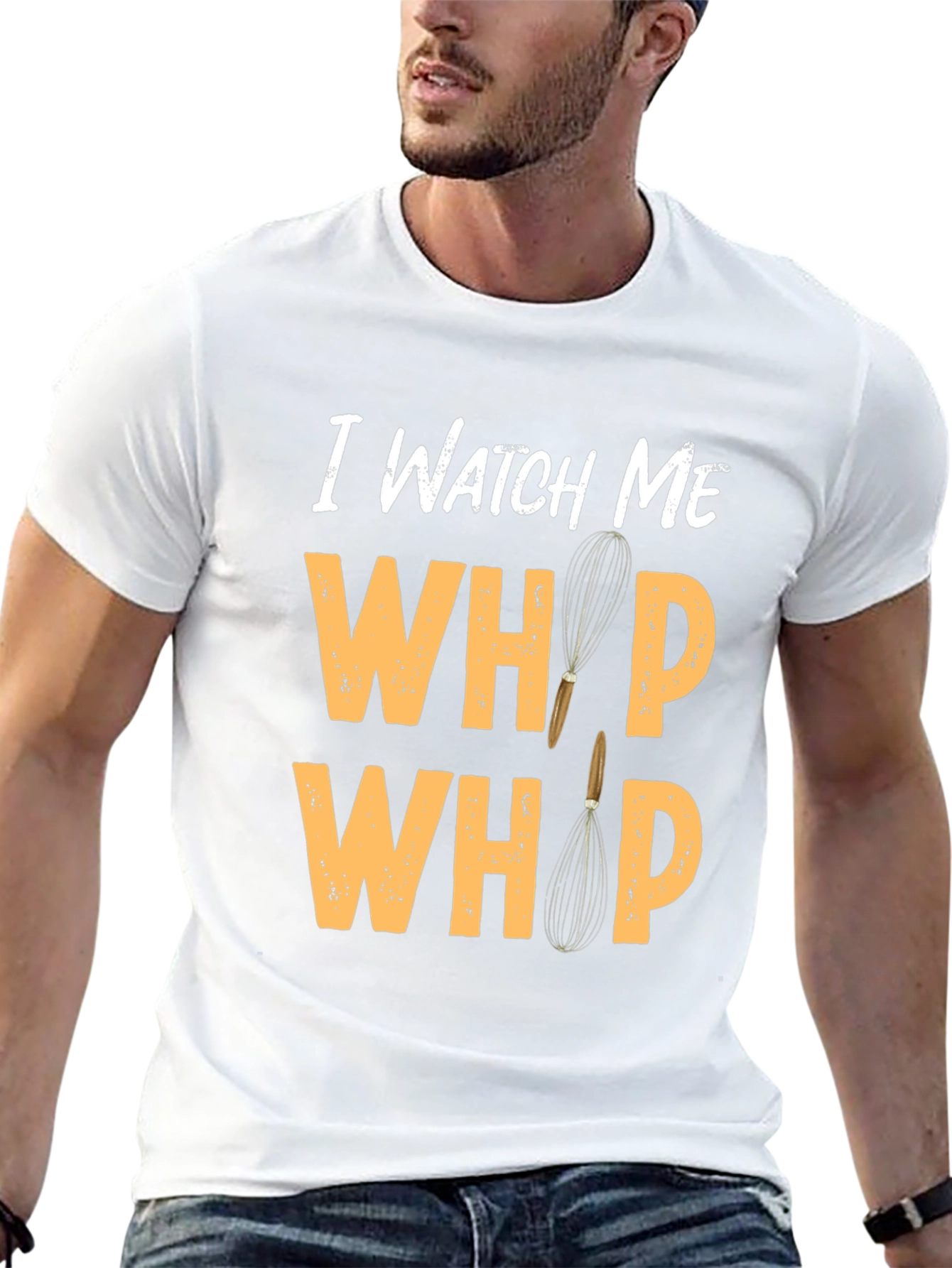Watch Me Whip Novelty Black T-Shirt