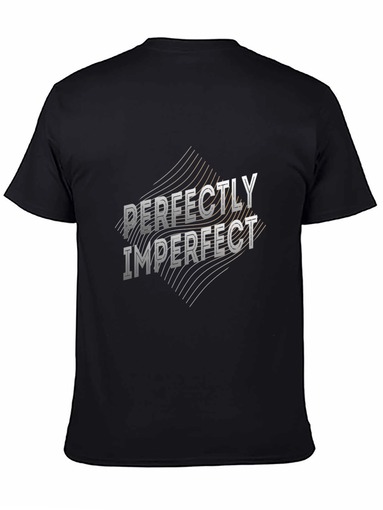 Perfectly Imperfect Black T-Shirt