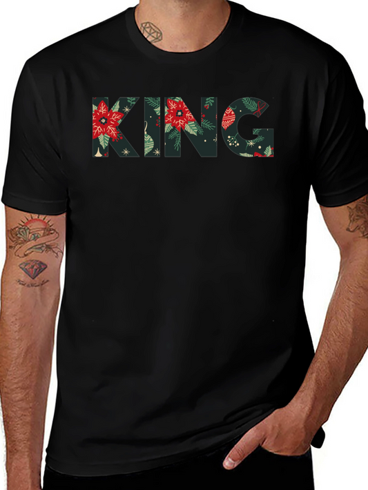 Christmas King Graphic Tee - Holiday T-Shirt