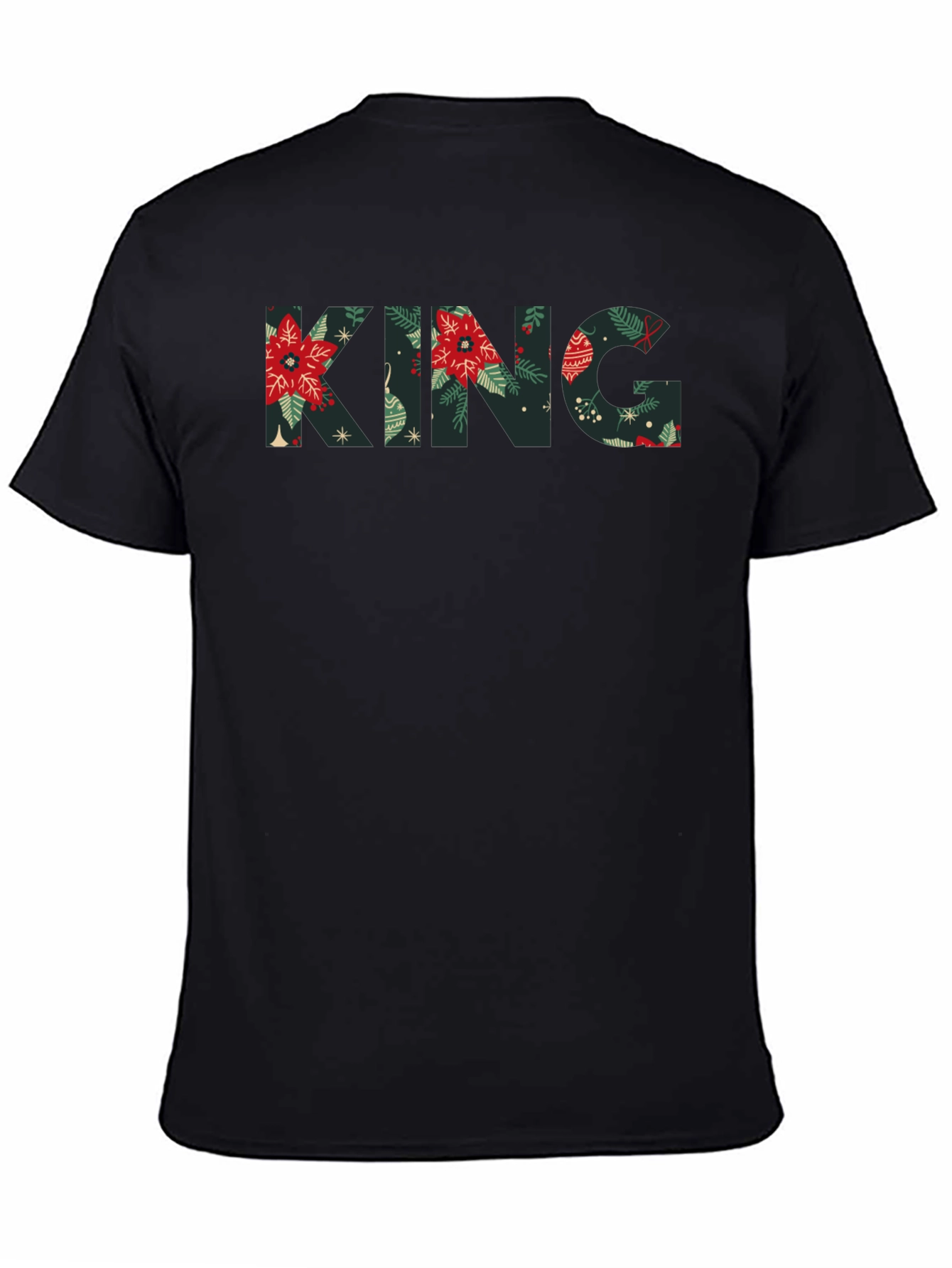 Christmas King Graphic Tee - Holiday T-Shirt