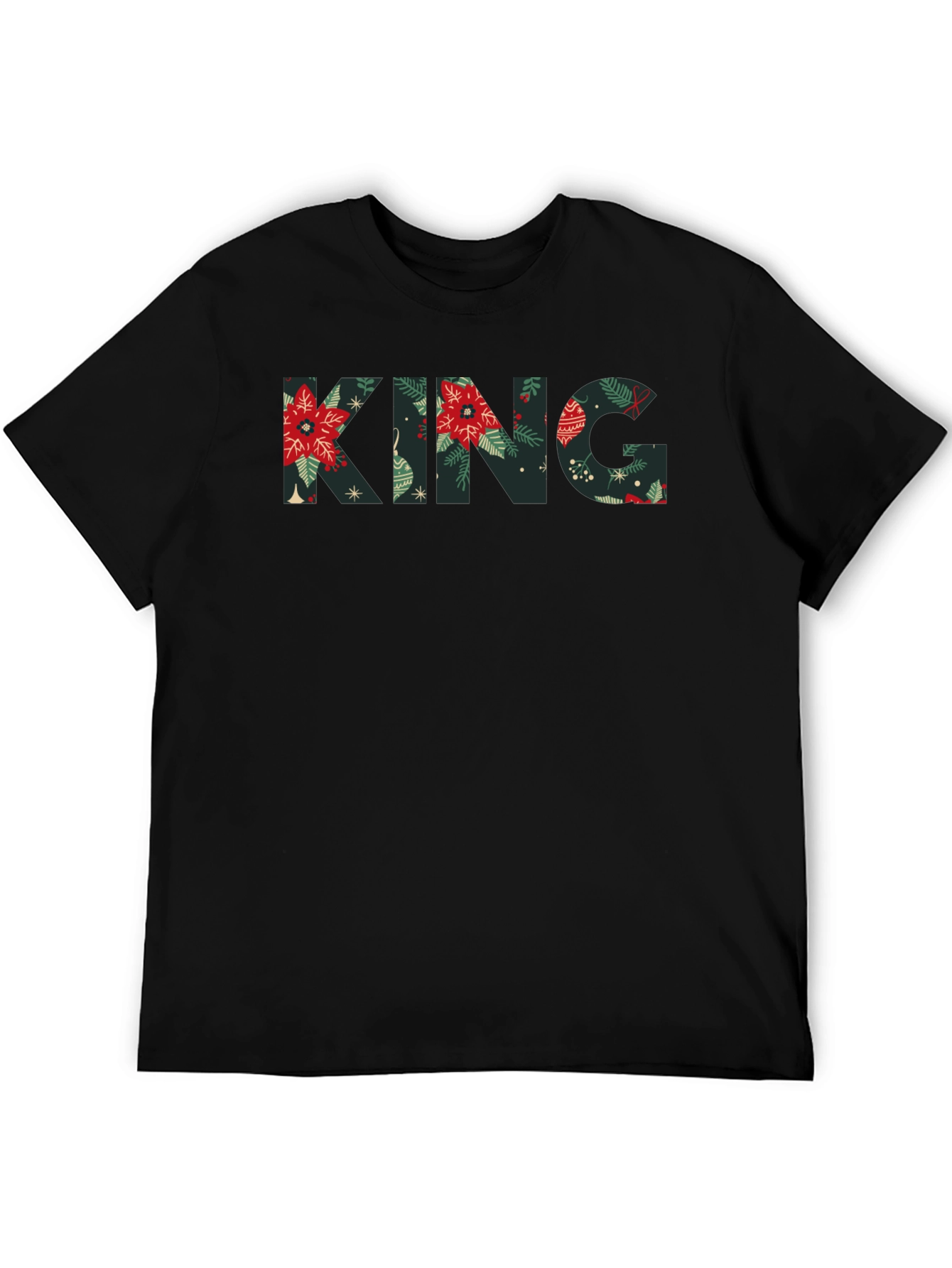 Christmas King Graphic Tee - Holiday T-Shirt