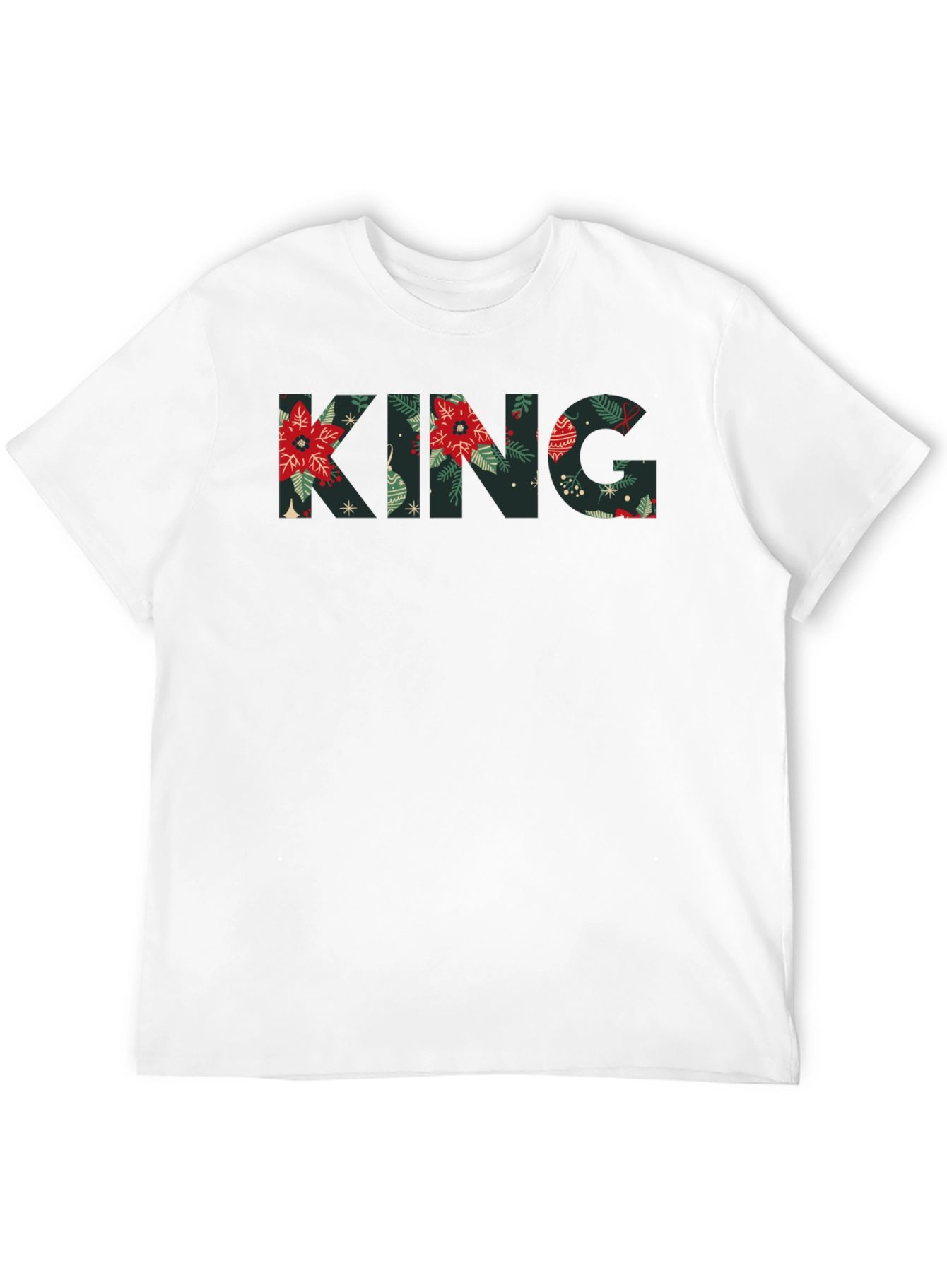 Christmas King Graphic Tee - Holiday T-Shirt