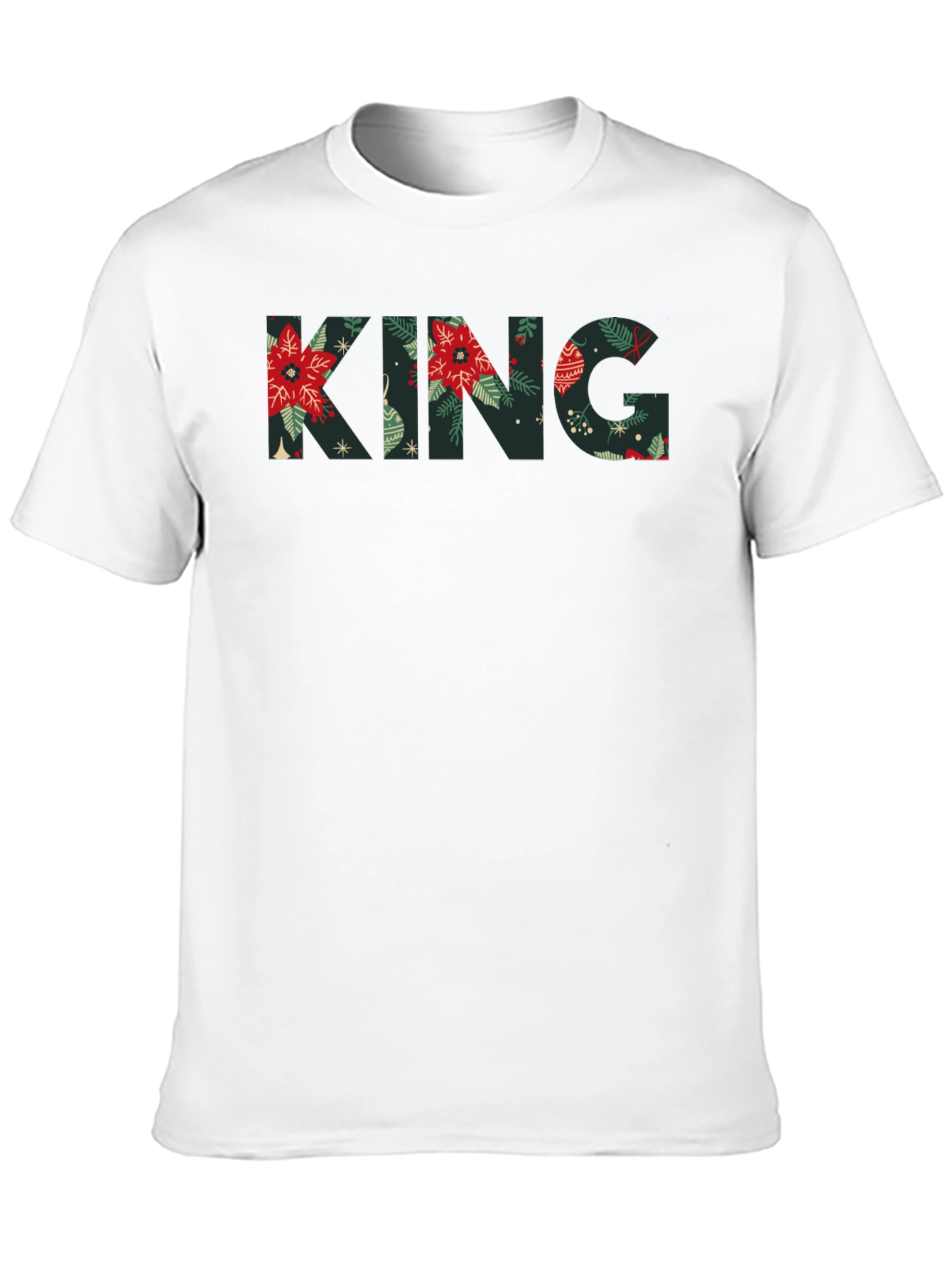 Christmas King Graphic Tee - Holiday T-Shirt