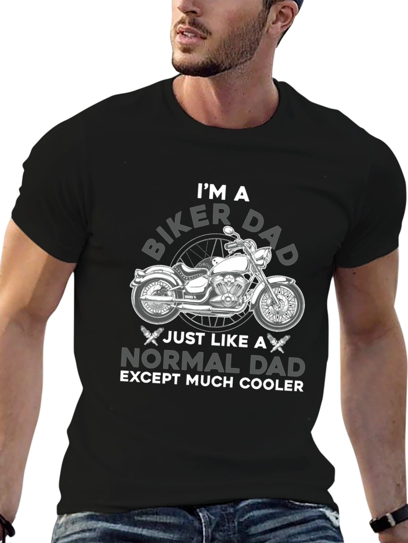 Biker Dad T-Shirt - Much Cooler