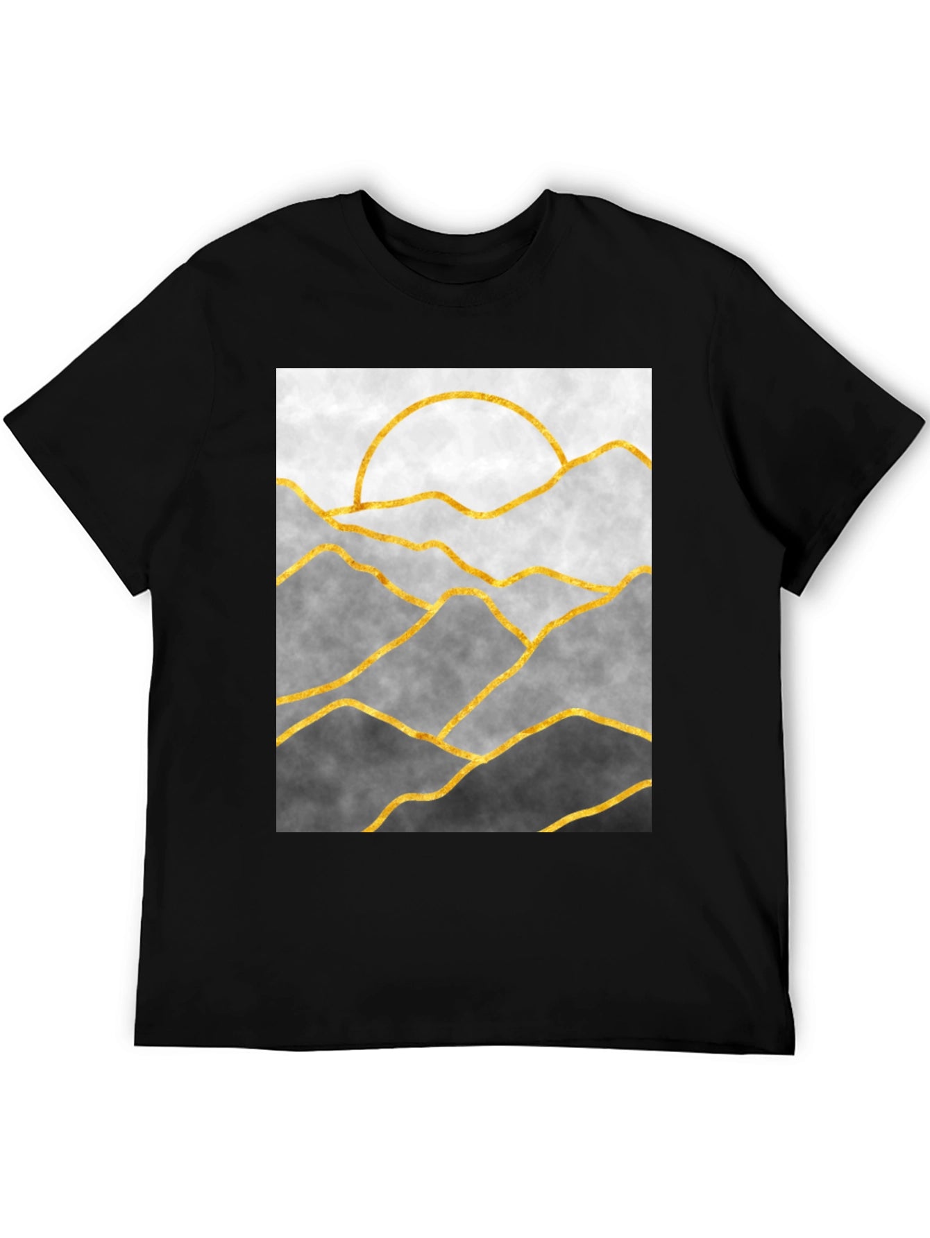 Mountains Graphic Tee - Stylish Landscape Design
