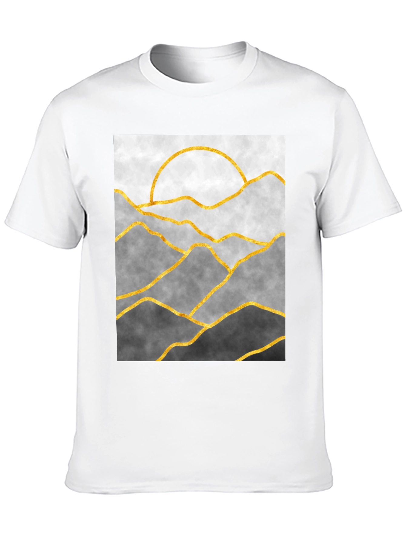 Mountains Graphic Tee - Stylish Landscape Design