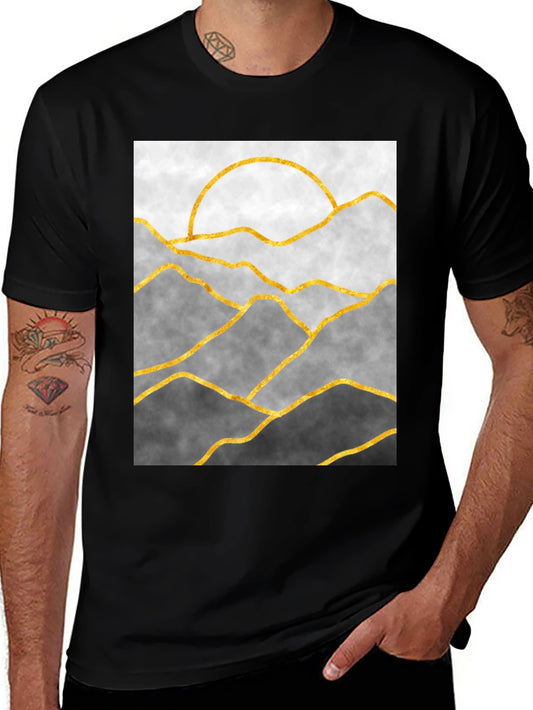 Mountains Graphic Tee - Stylish Landscape Design