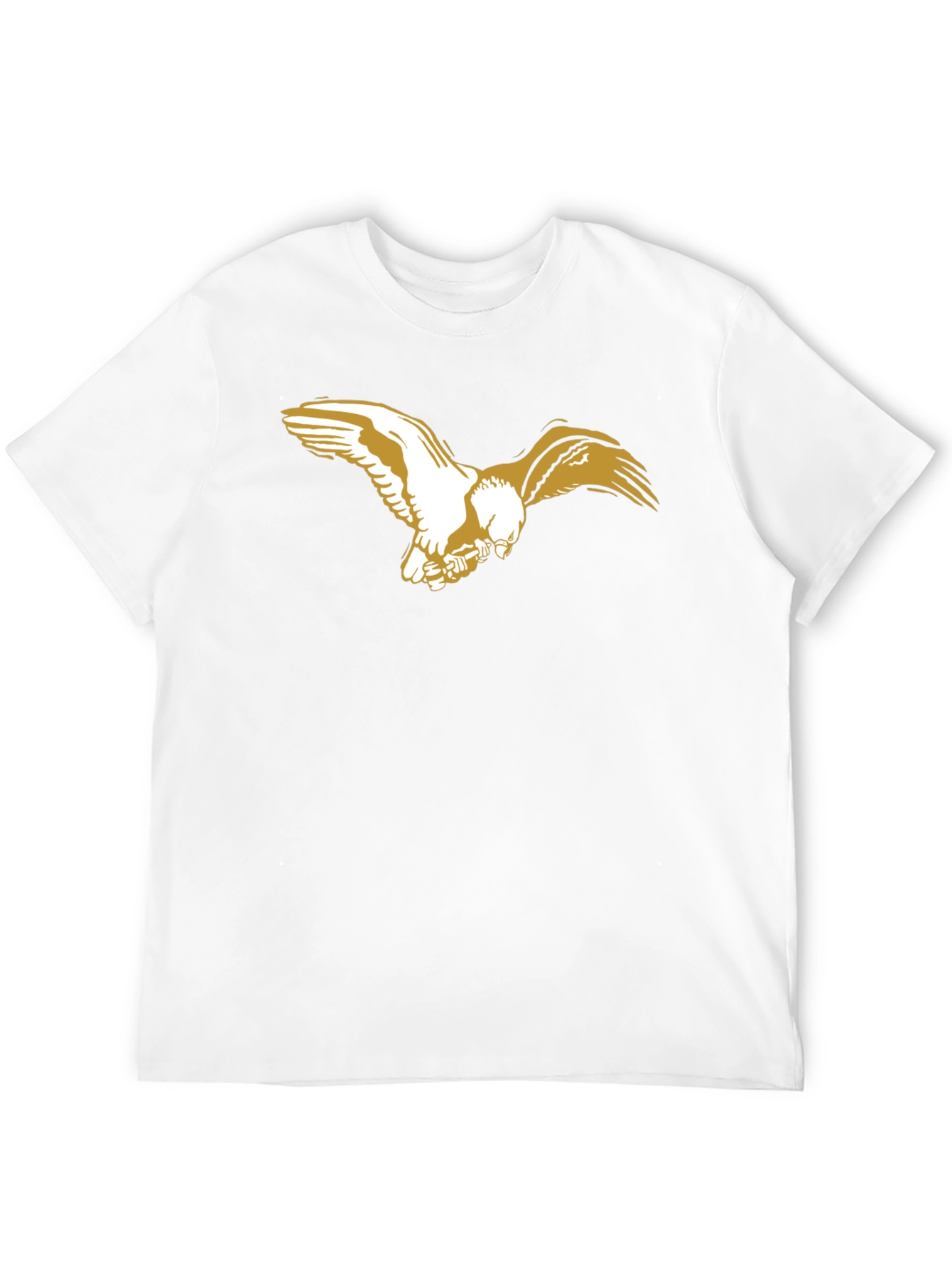 Black Tee with Eagle Design