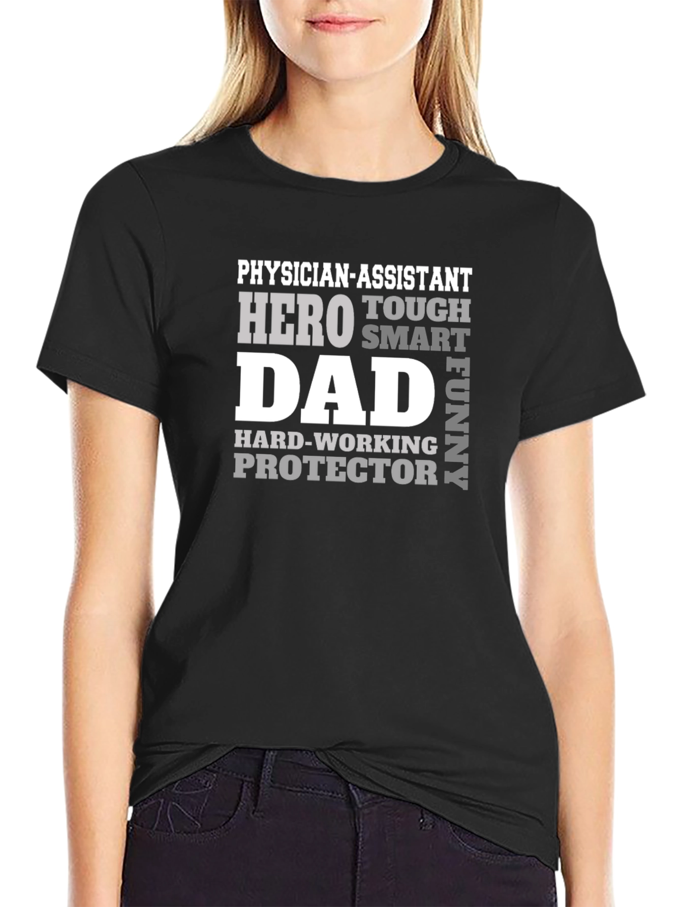 Physician Assistant Dad T-Shirt - Hero Protector Funny