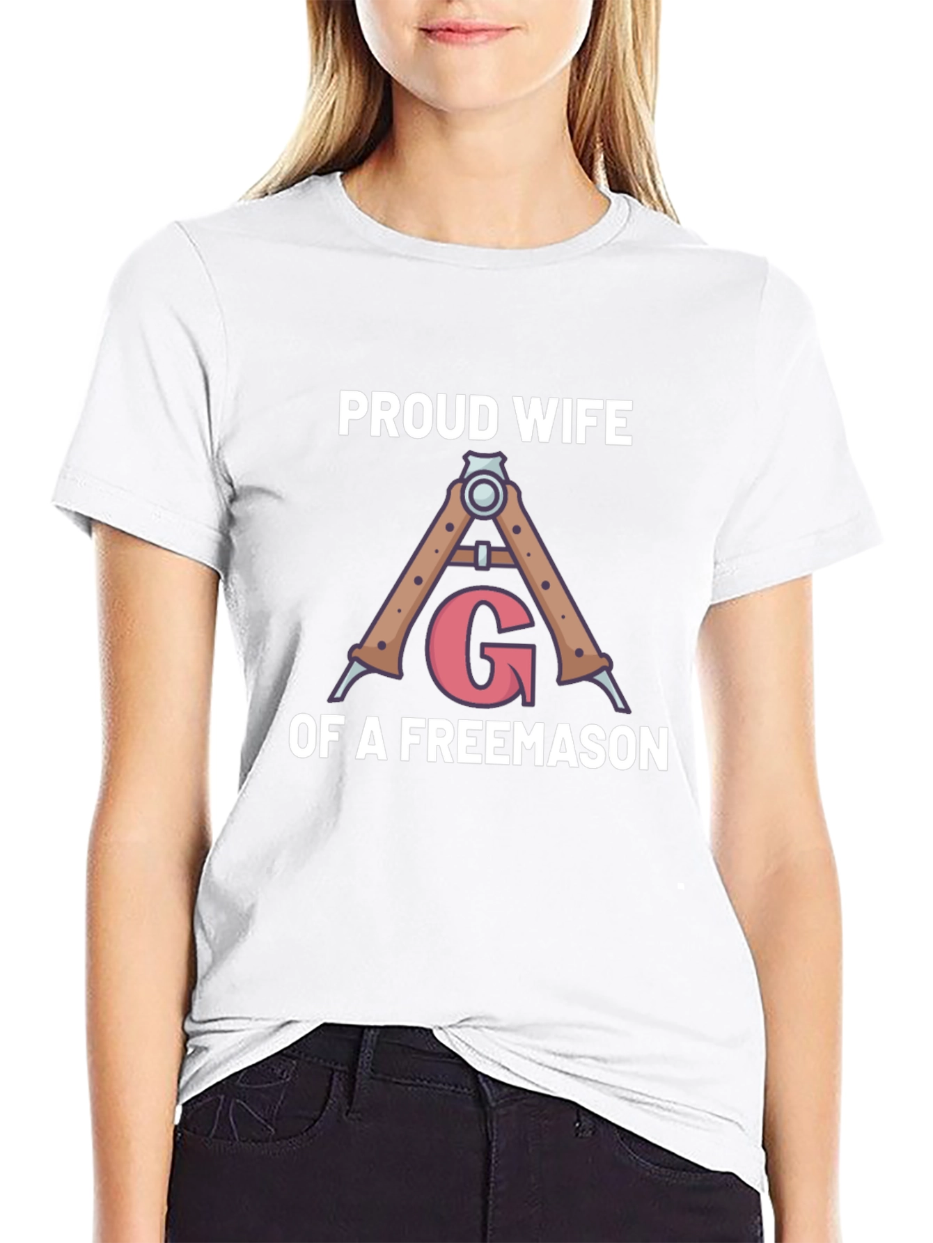 Proud Wife of a Freemason Graphic T-Shirt