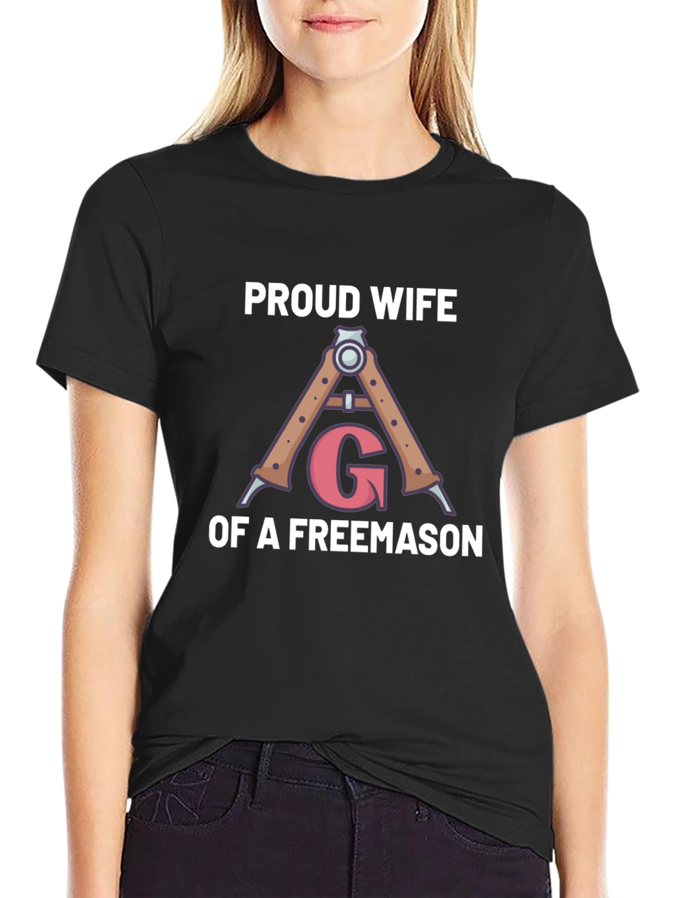 Proud Wife of a Freemason Graphic T-Shirt