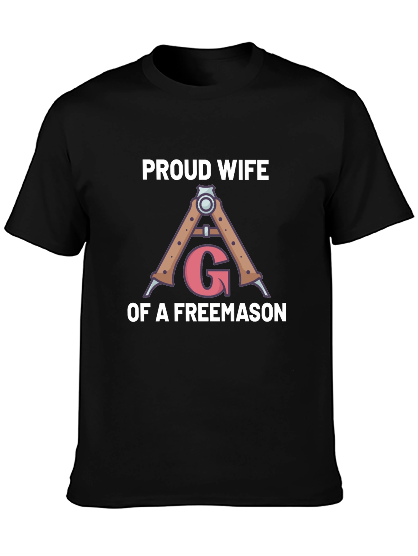 Proud Wife of a Freemason Graphic T-Shirt