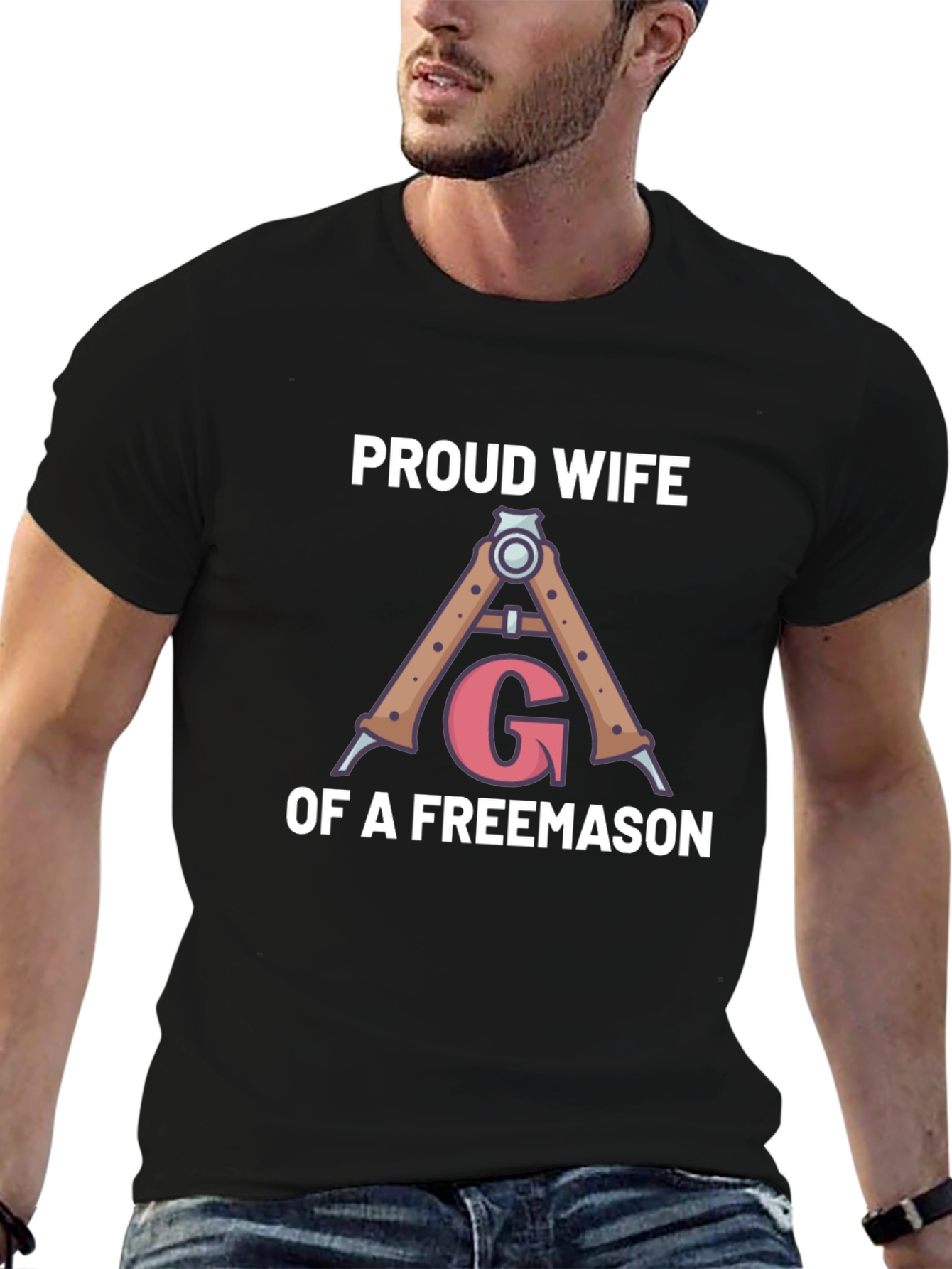 Proud Wife of a Freemason Graphic T-Shirt