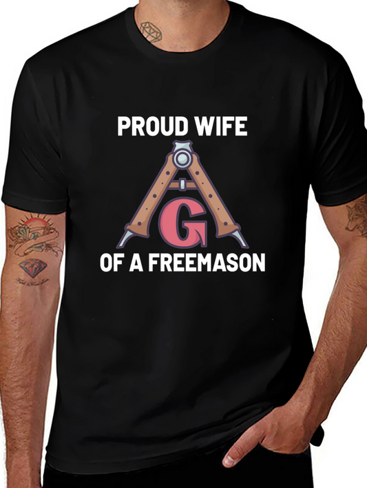 Proud Wife of a Freemason Graphic T-Shirt